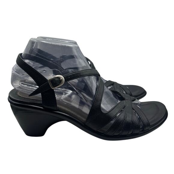 Dansko Strappy Leather Sandal Heels 40 - Picture 2 of 8